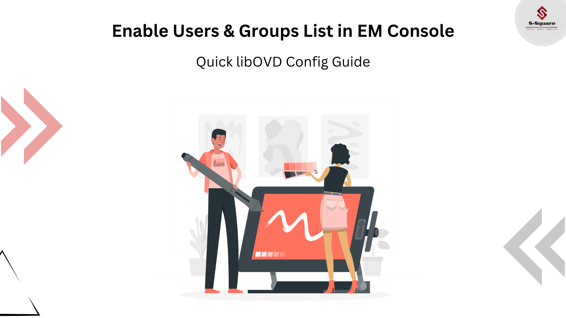 Enable Users & Groups List in EM Console With Libovdconfig